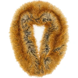 'Zofia' faux fur shawl collar