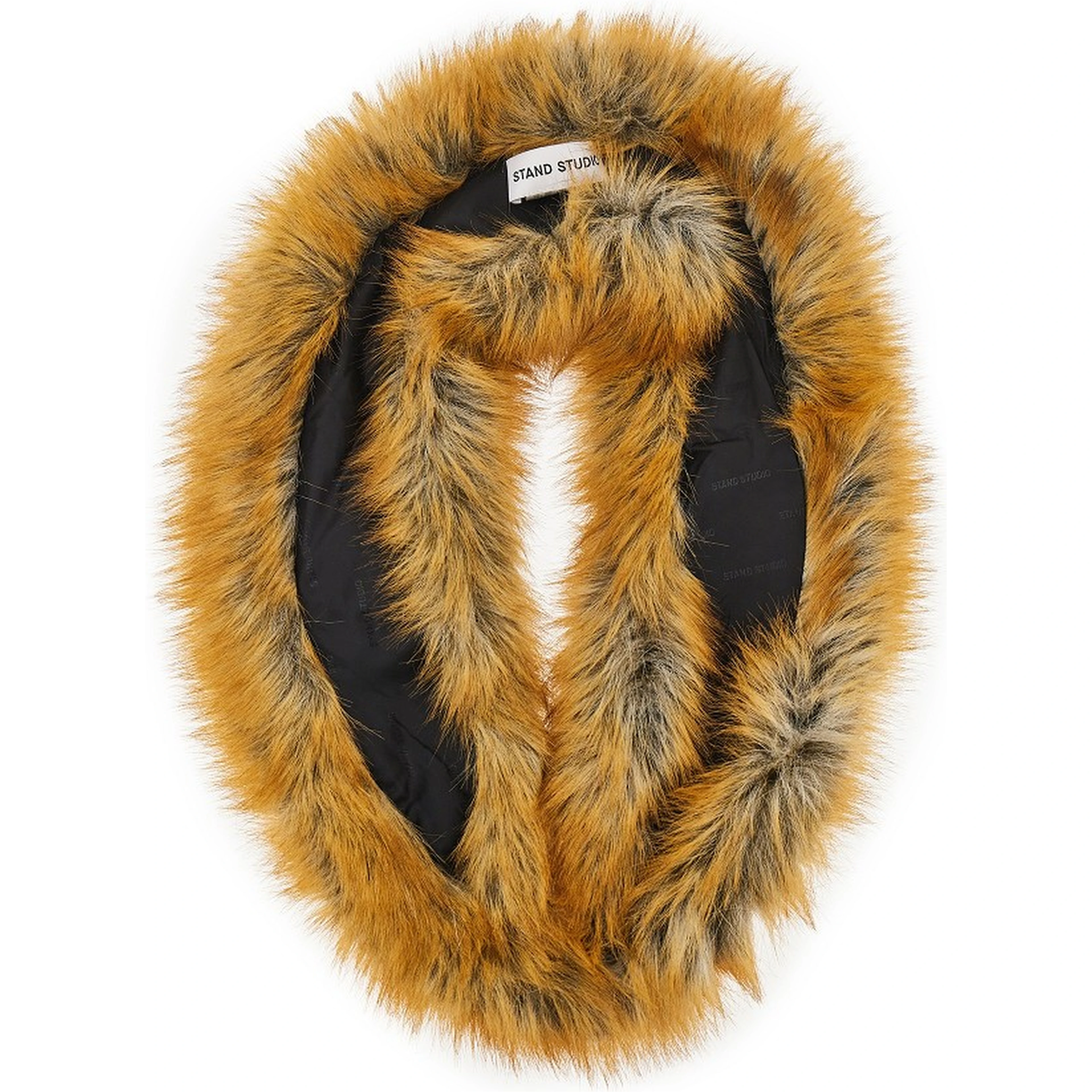 'Zofia' faux fur shawl collar
