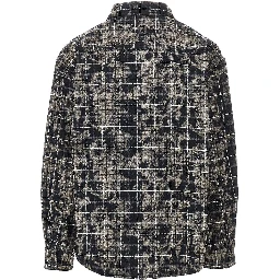 'WBJong Wash' check cotton shirt
