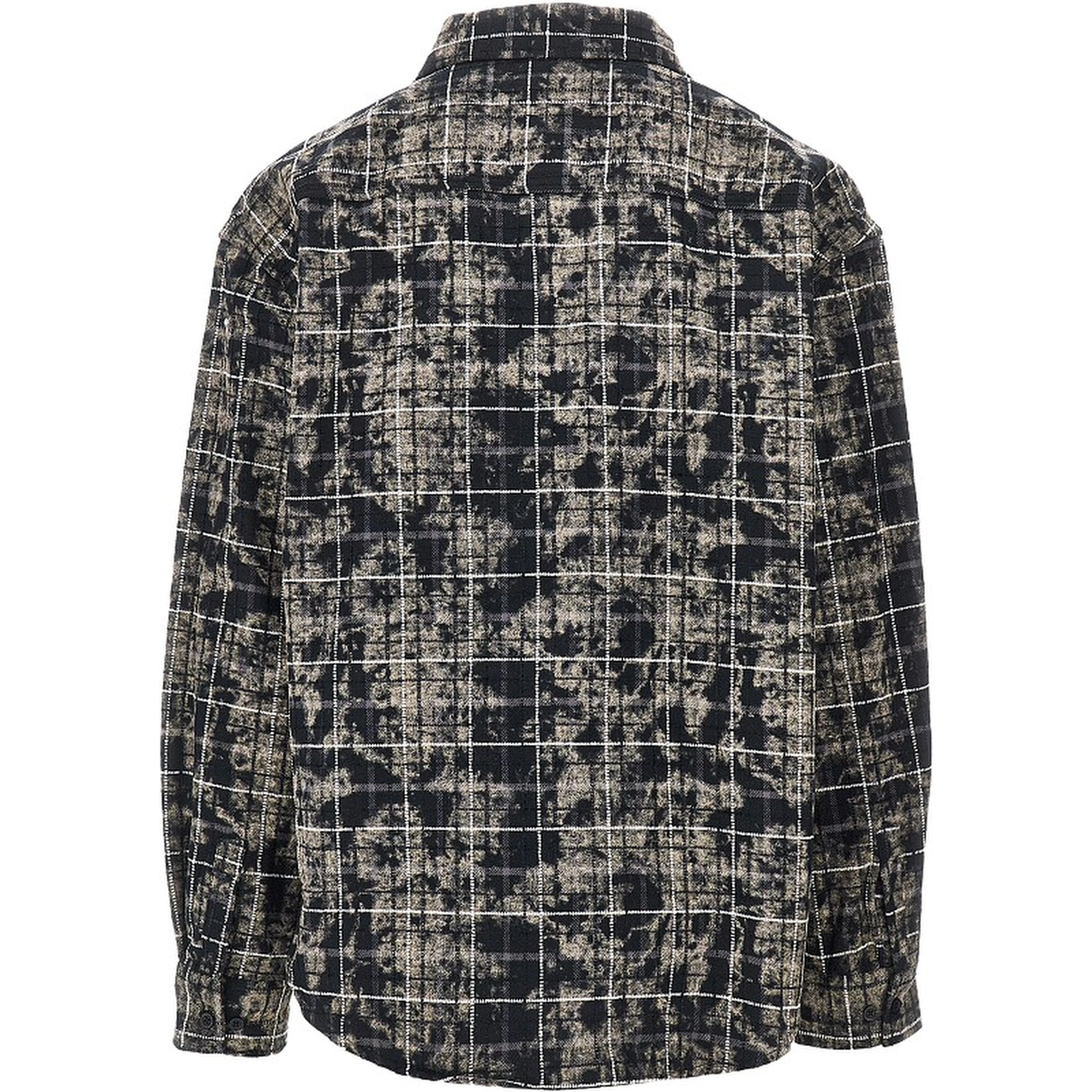 'WBJong Wash' check cotton shirt