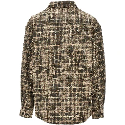 'WBJong Wash' check cotton shirt
