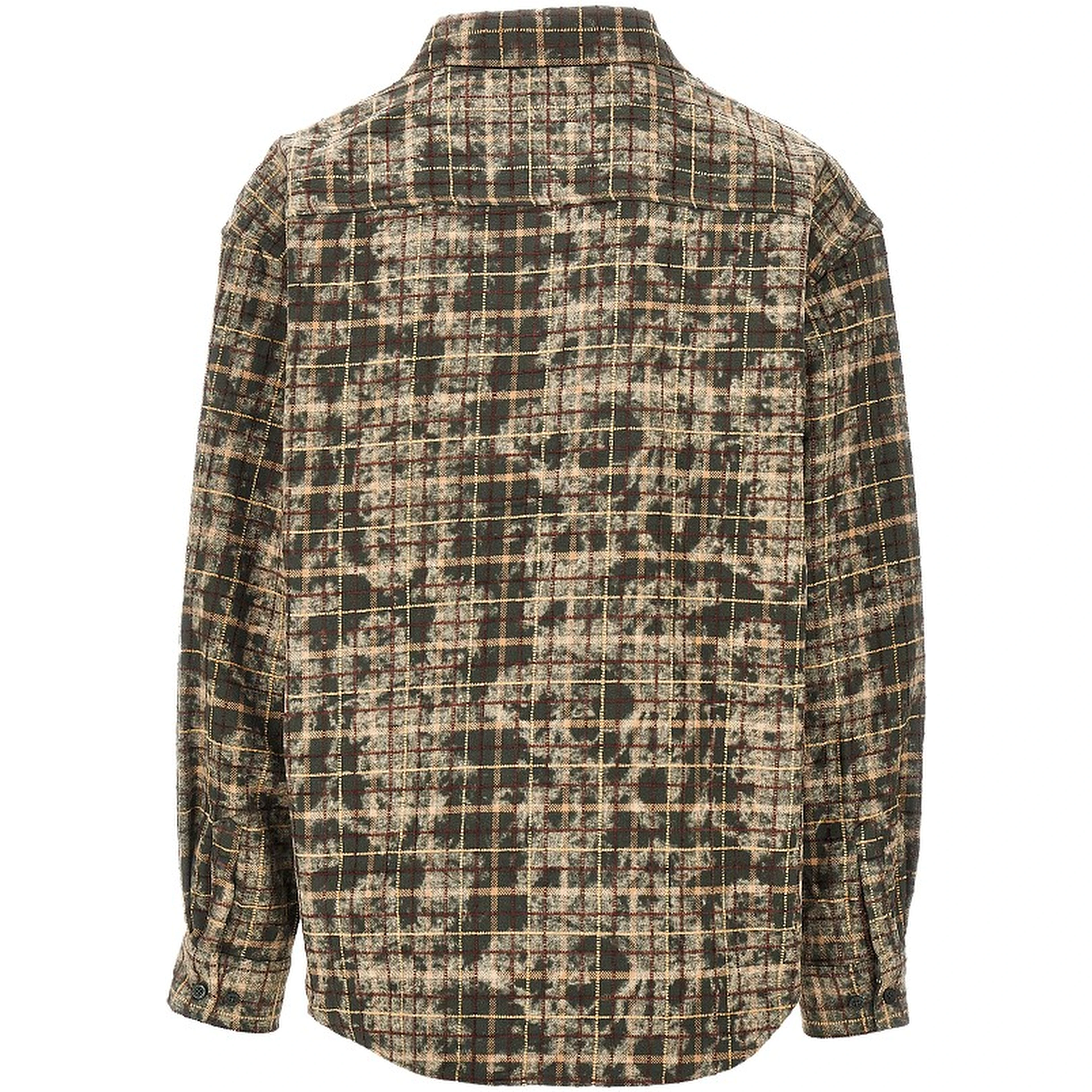 'WBJong Wash' check cotton shirt