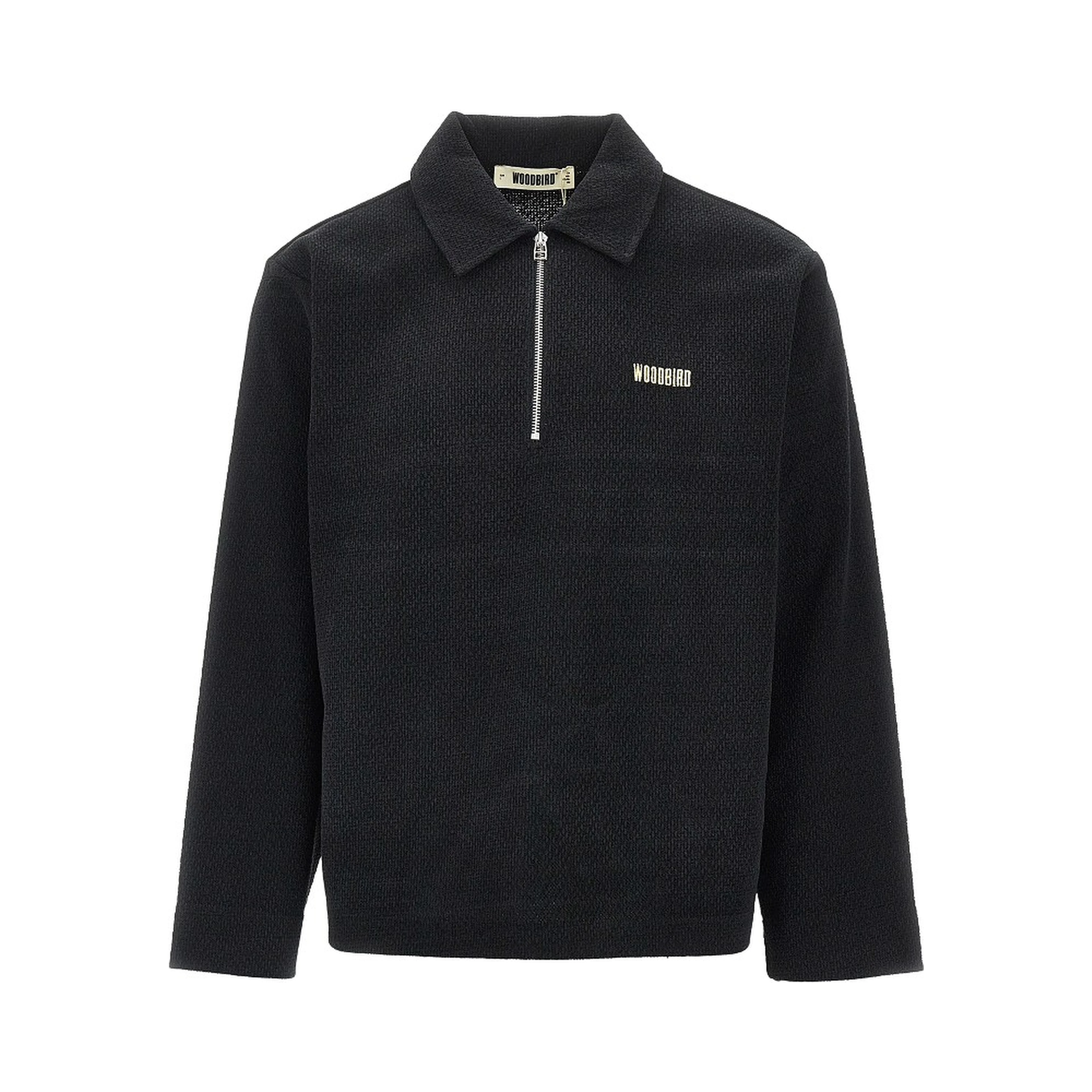 'WBHiro' zippered polo shirt