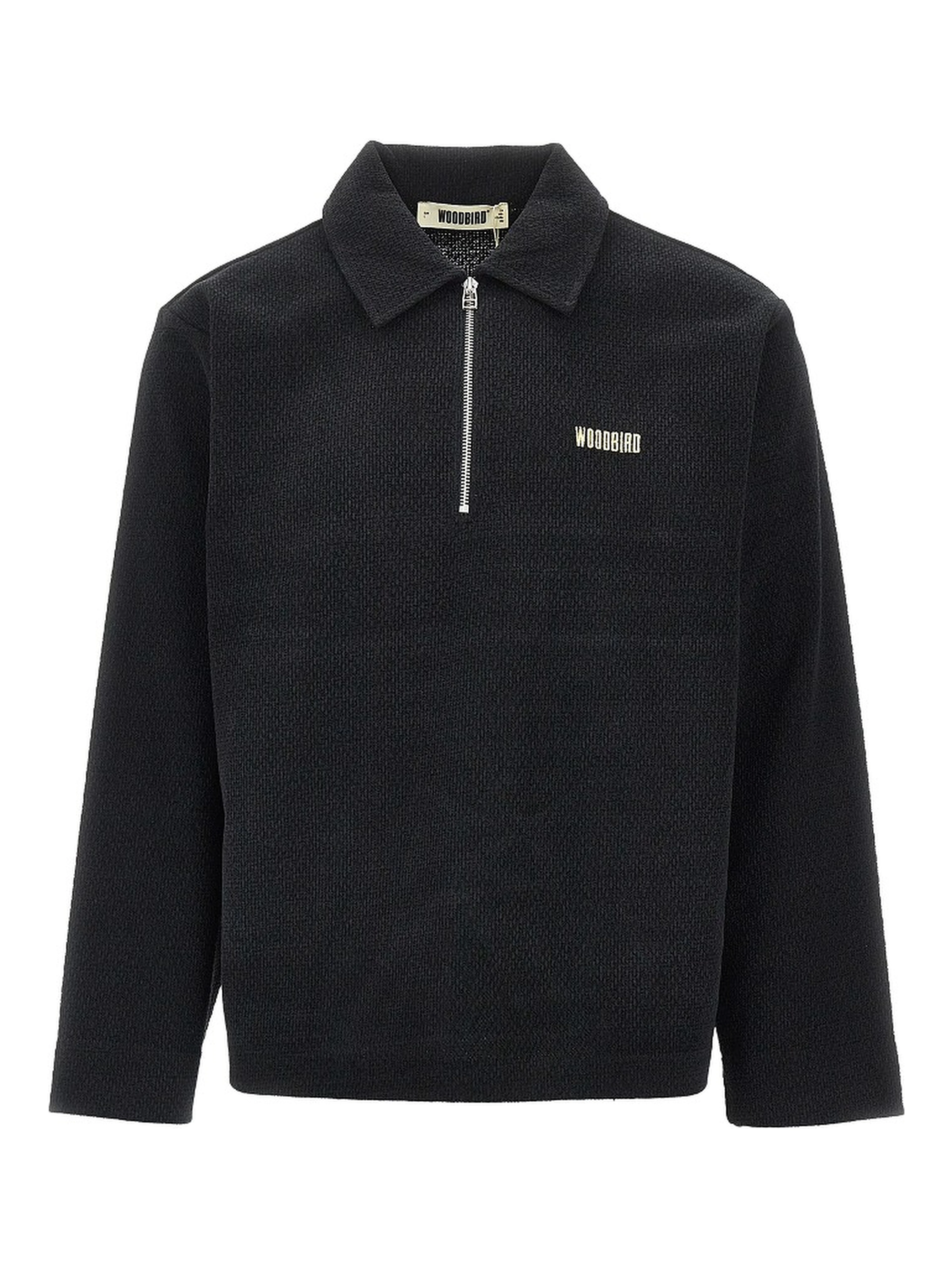 'WBHiro' zippered polo shirt