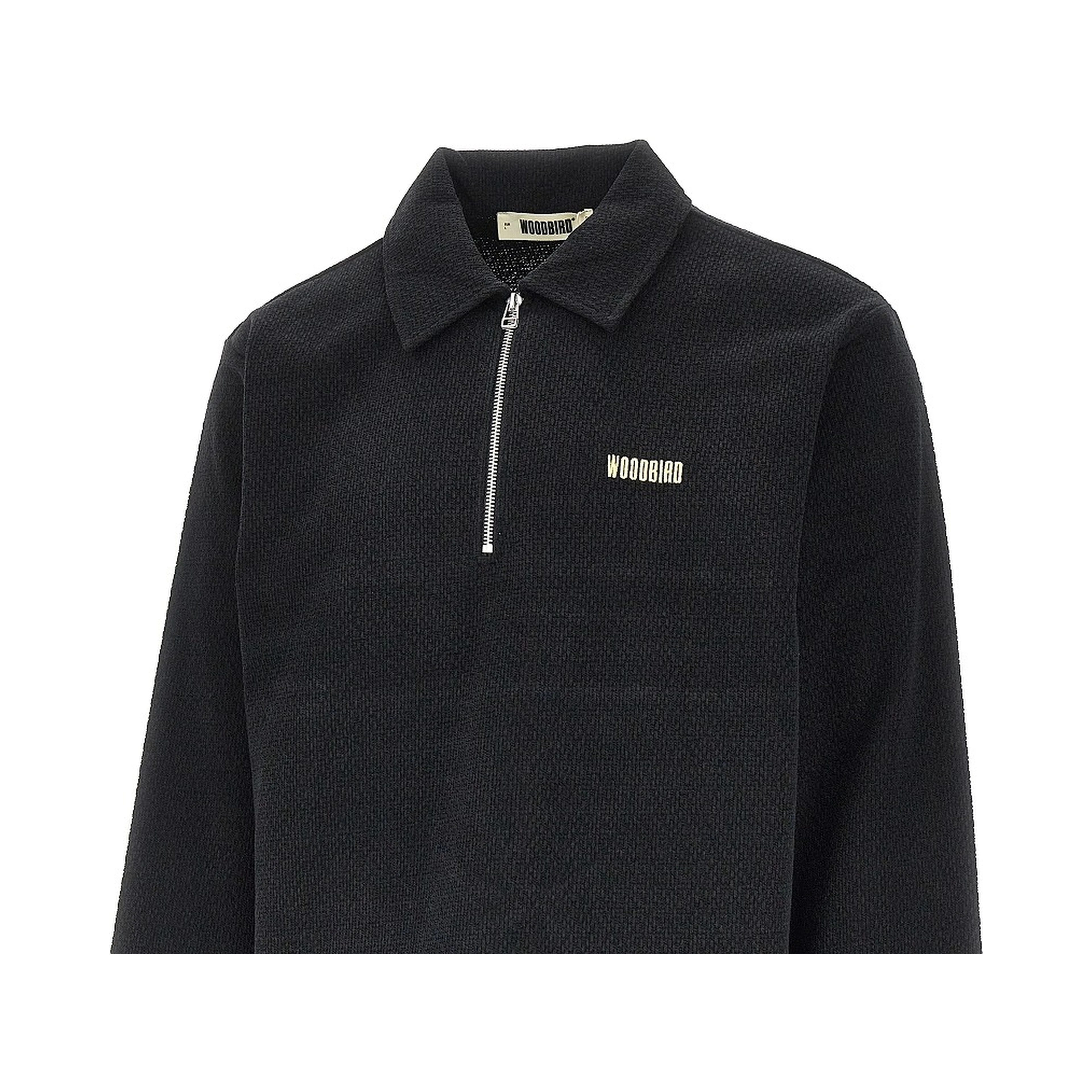 'WBHiro' zippered polo shirt