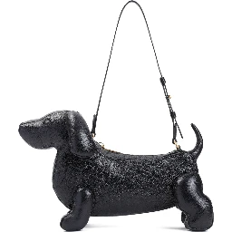 Thom Browne Hector pebbled leather shoulder bag