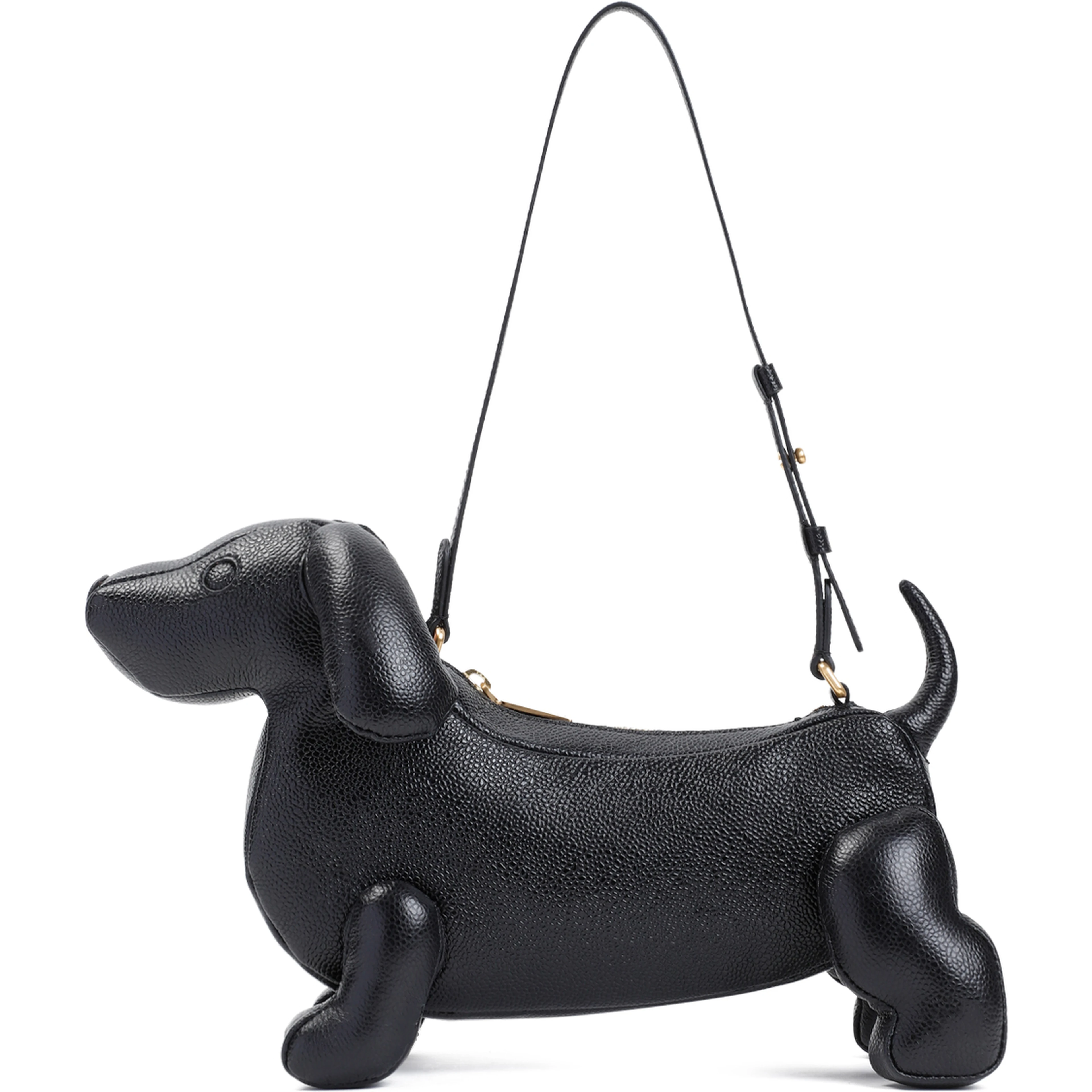 Thom Browne Hector pebbled leather shoulder bag