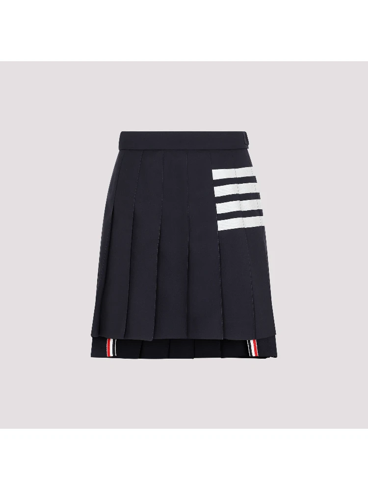 Thom Browne 4-Bar pleated miniskirt