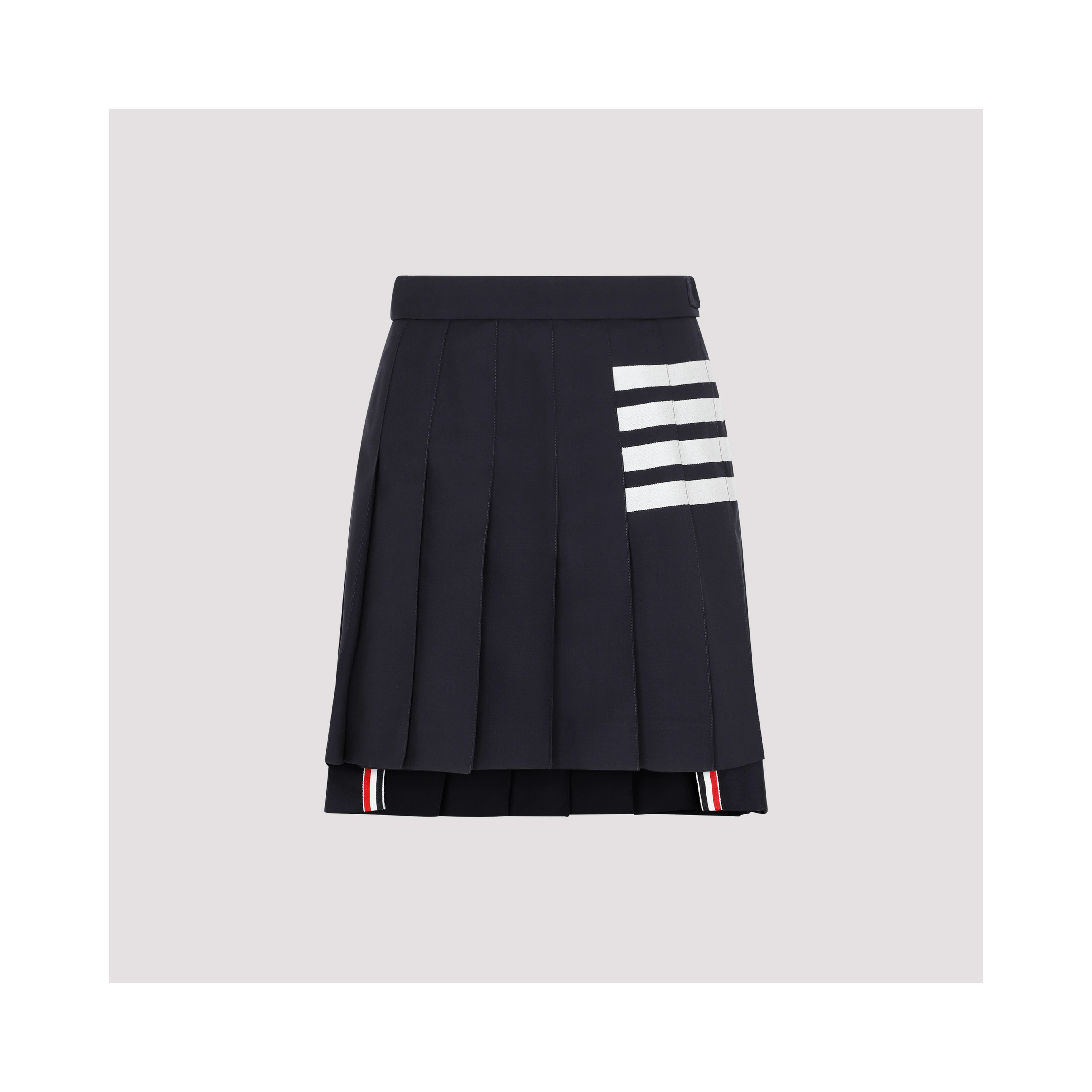 Thom Browne 4-Bar pleated miniskirt