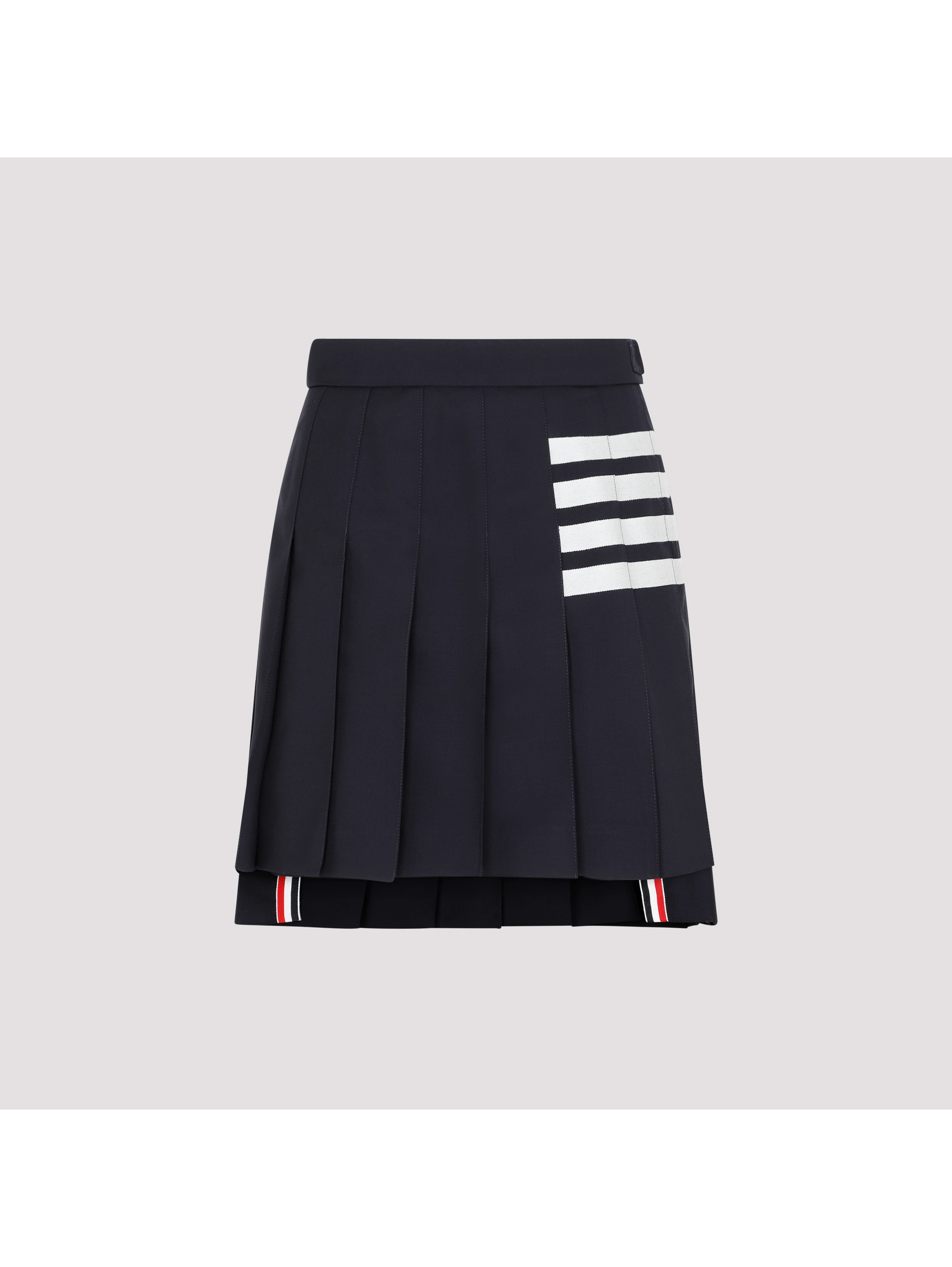 Thom Browne 4-Bar pleated miniskirt