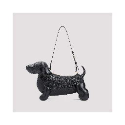 Thom Browne Hector pebbled leather shoulder bag