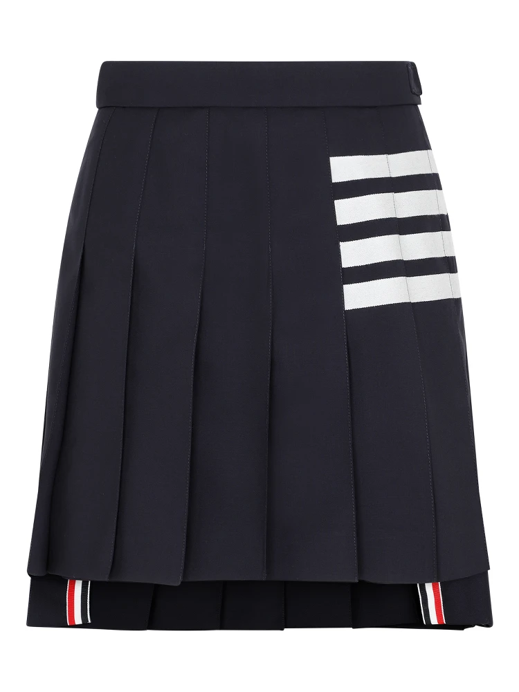 Thom Browne 4-Bar pleated miniskirt alternative