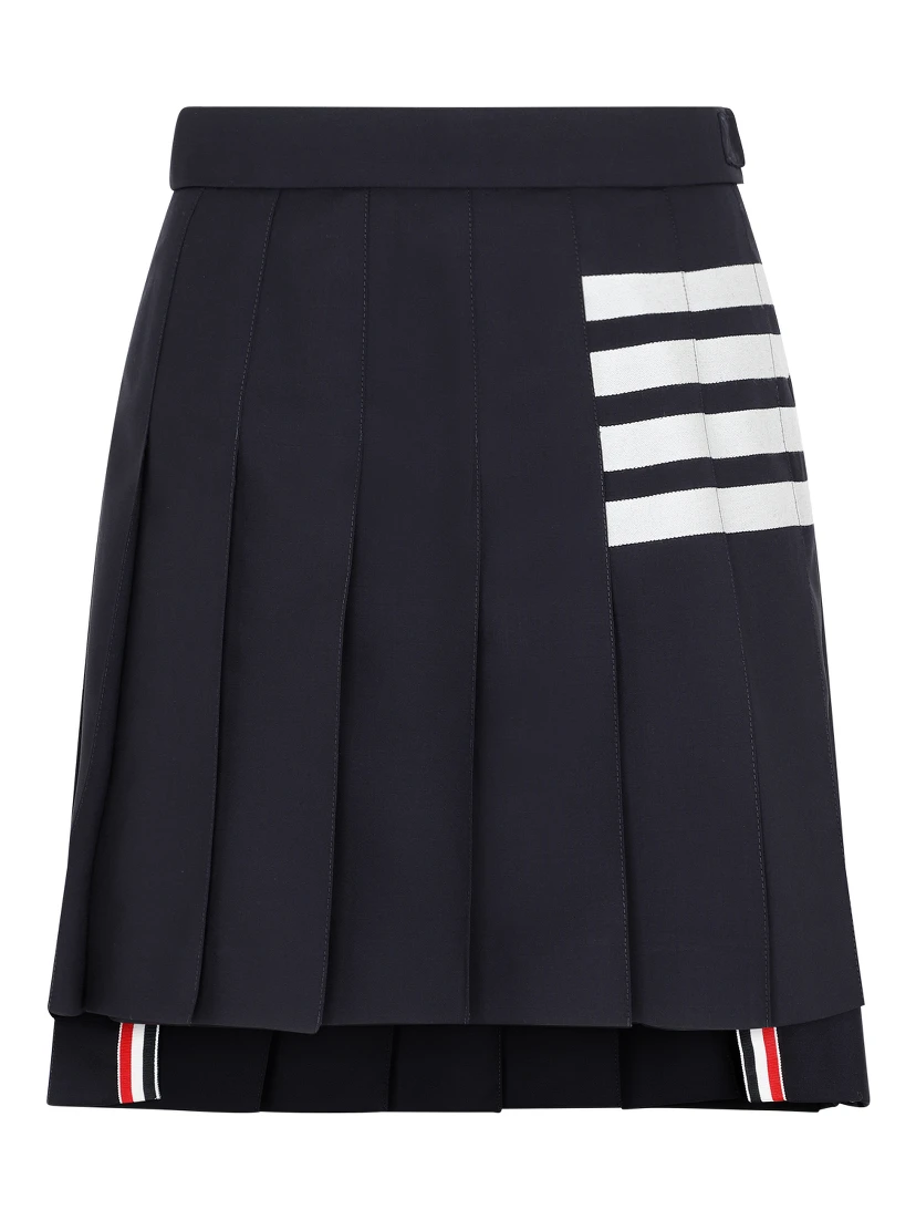 Thom Browne 4-Bar pleated miniskirt