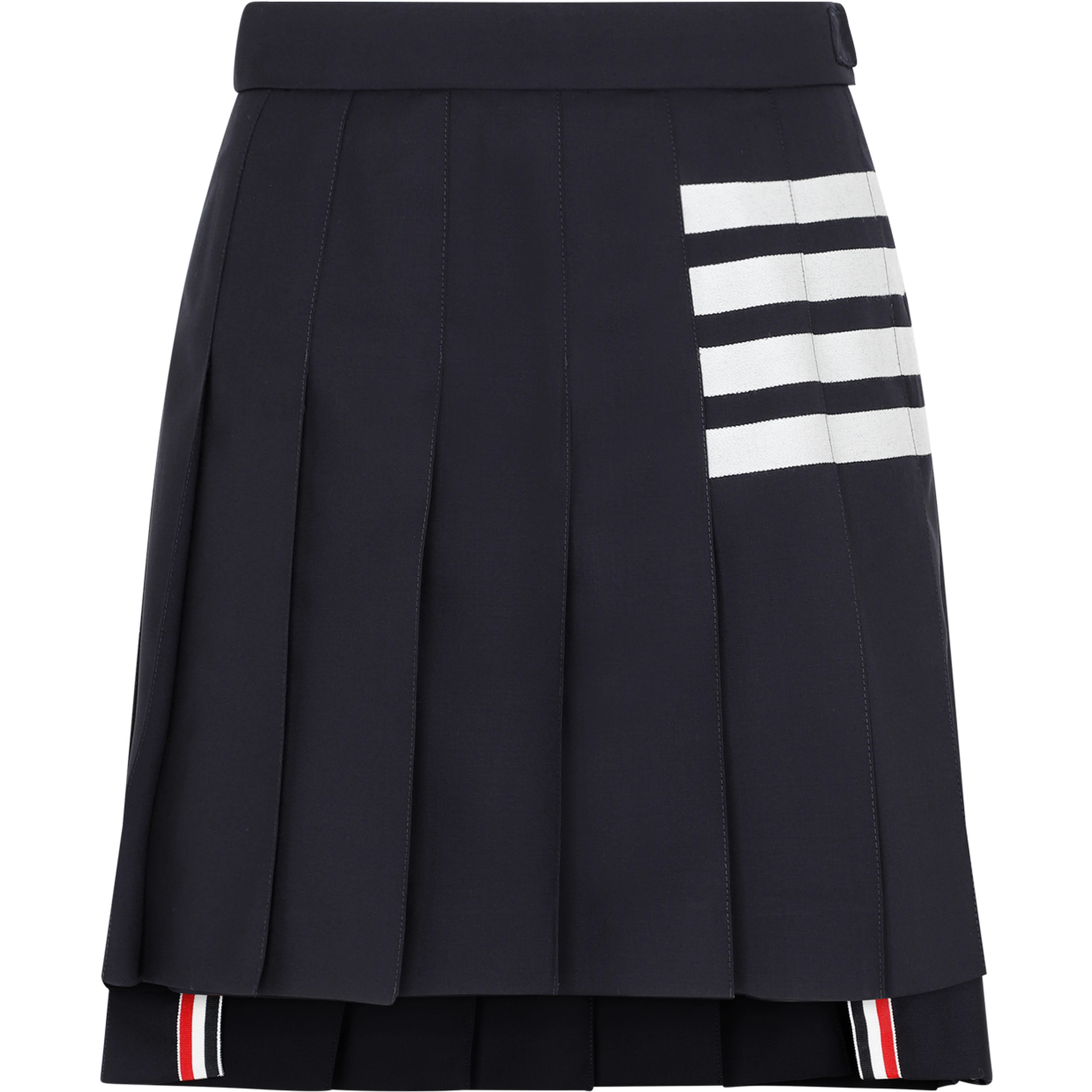 Thom Browne 4-Bar pleated miniskirt