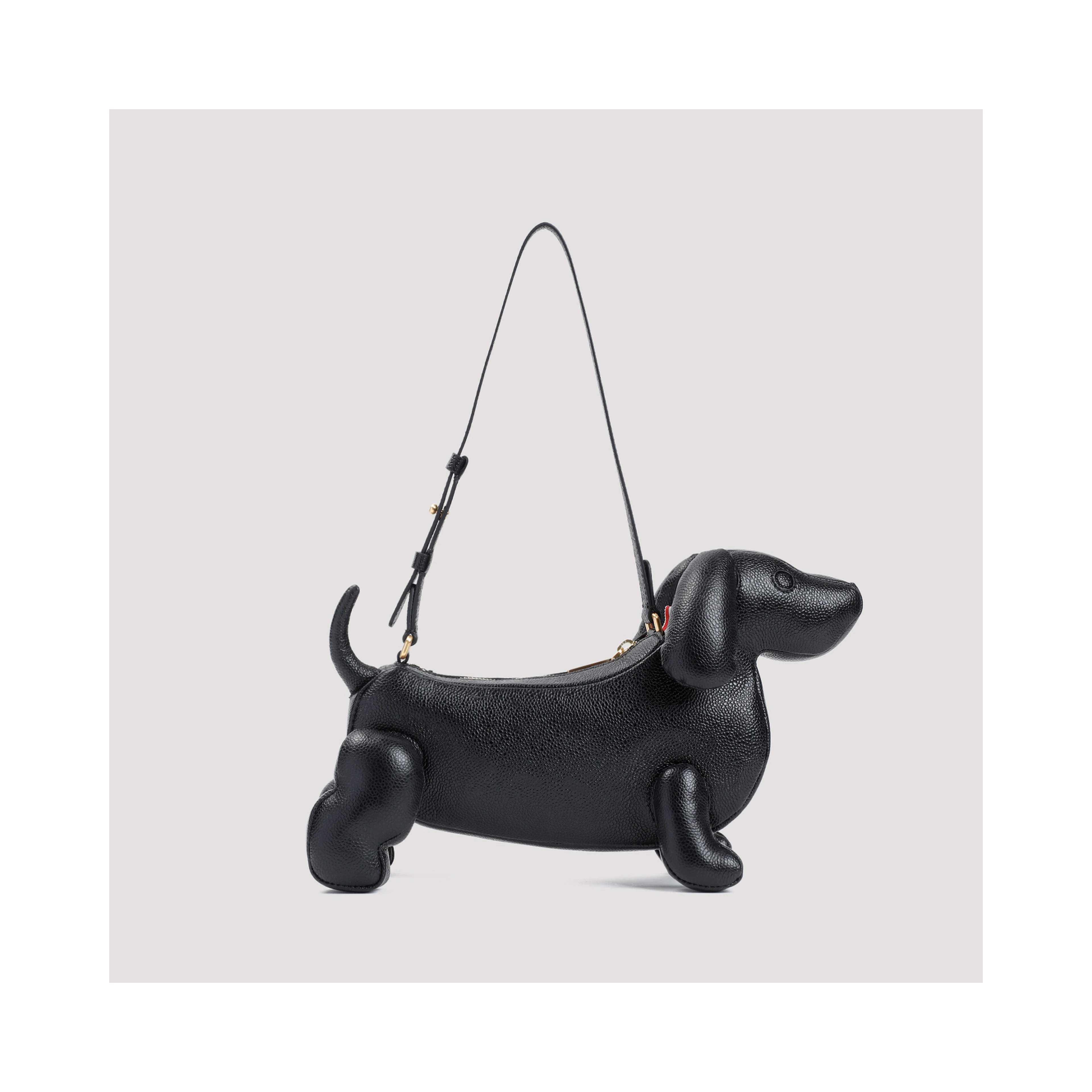 Thom Browne Hector pebbled leather shoulder bag