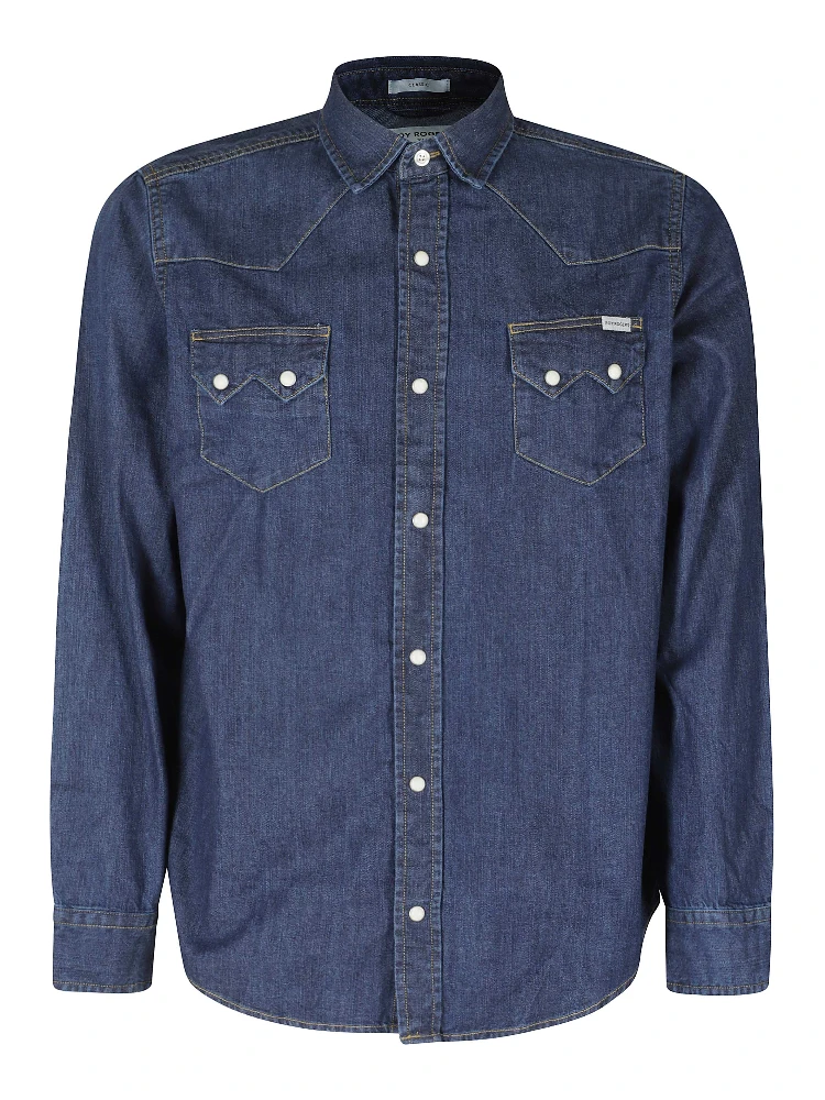 CAMICIA TEXANA DENIM STONE