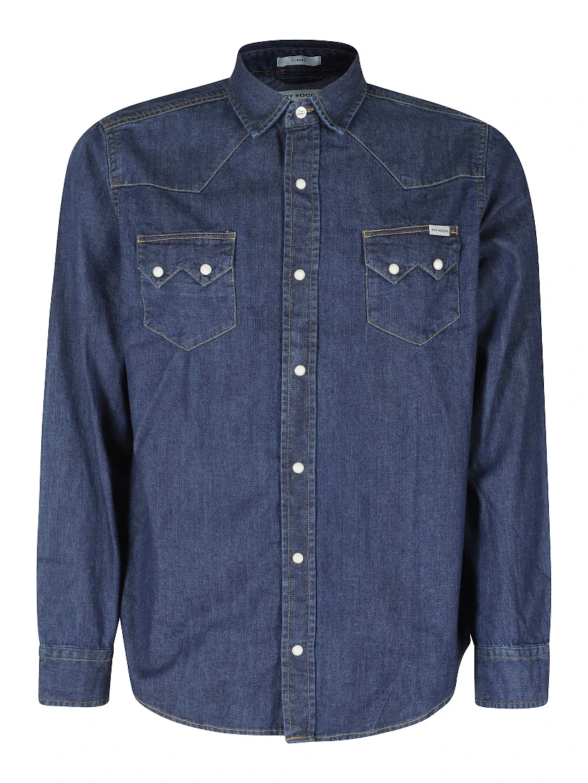 CAMICIA TEXANA DENIM STONE