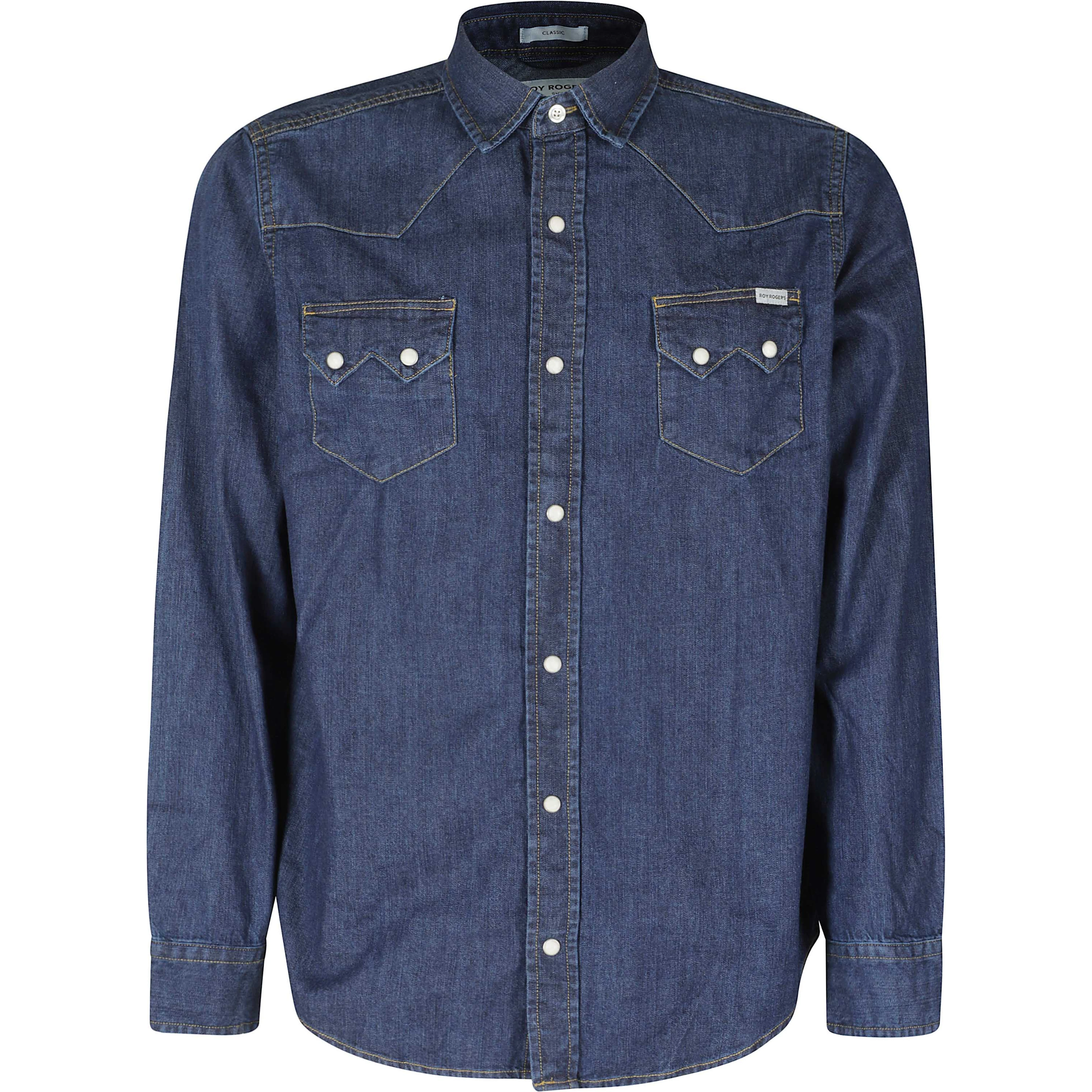 CAMICIA TEXANA DENIM STONE