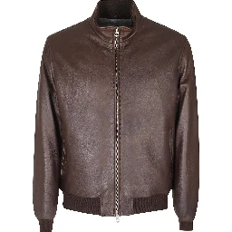 GIUBBOTTO NUVOLA KANSAS FULL ZIP PELLE CAPRA