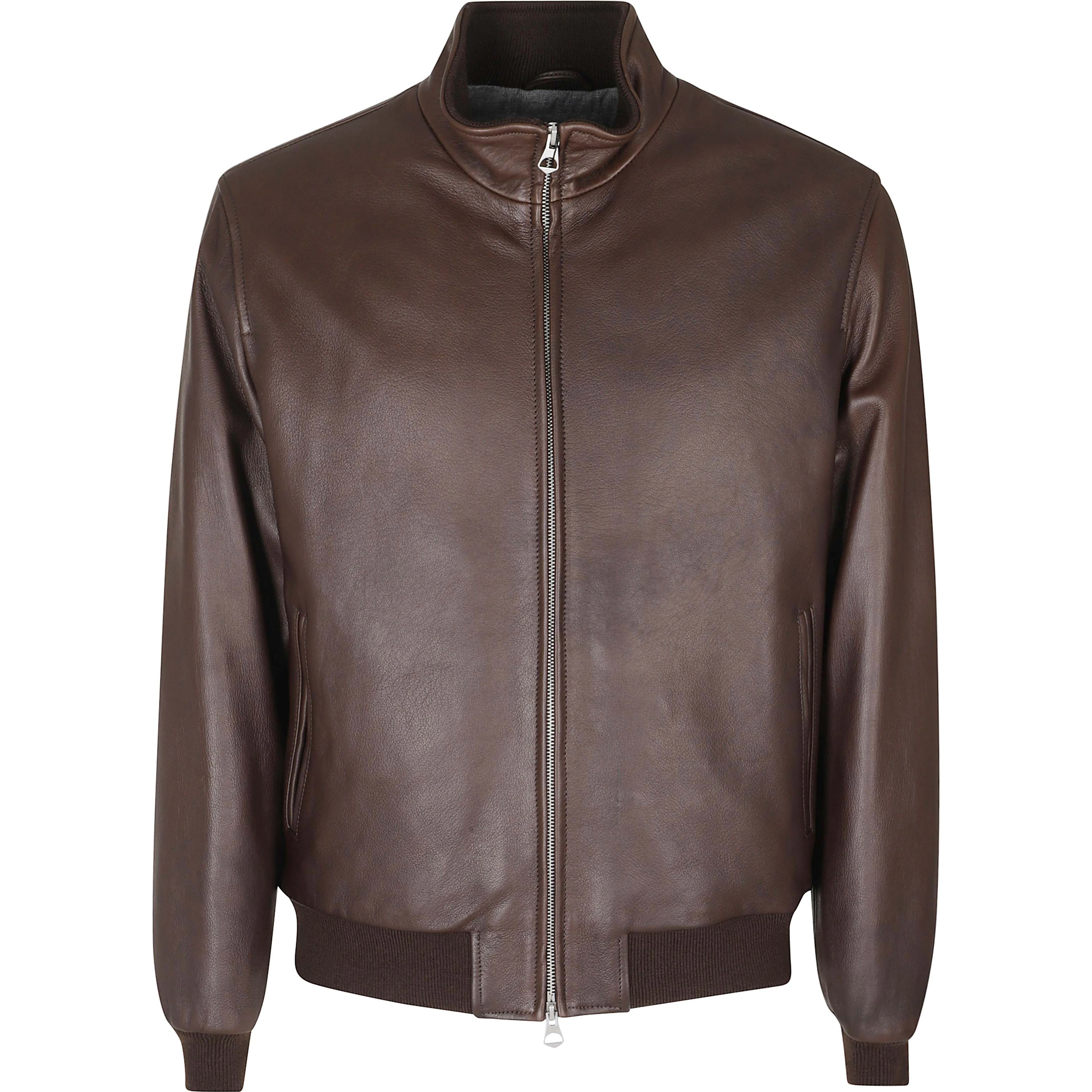 GIUBBOTTO NUVOLA KANSAS FULL ZIP PELLE CAPRA