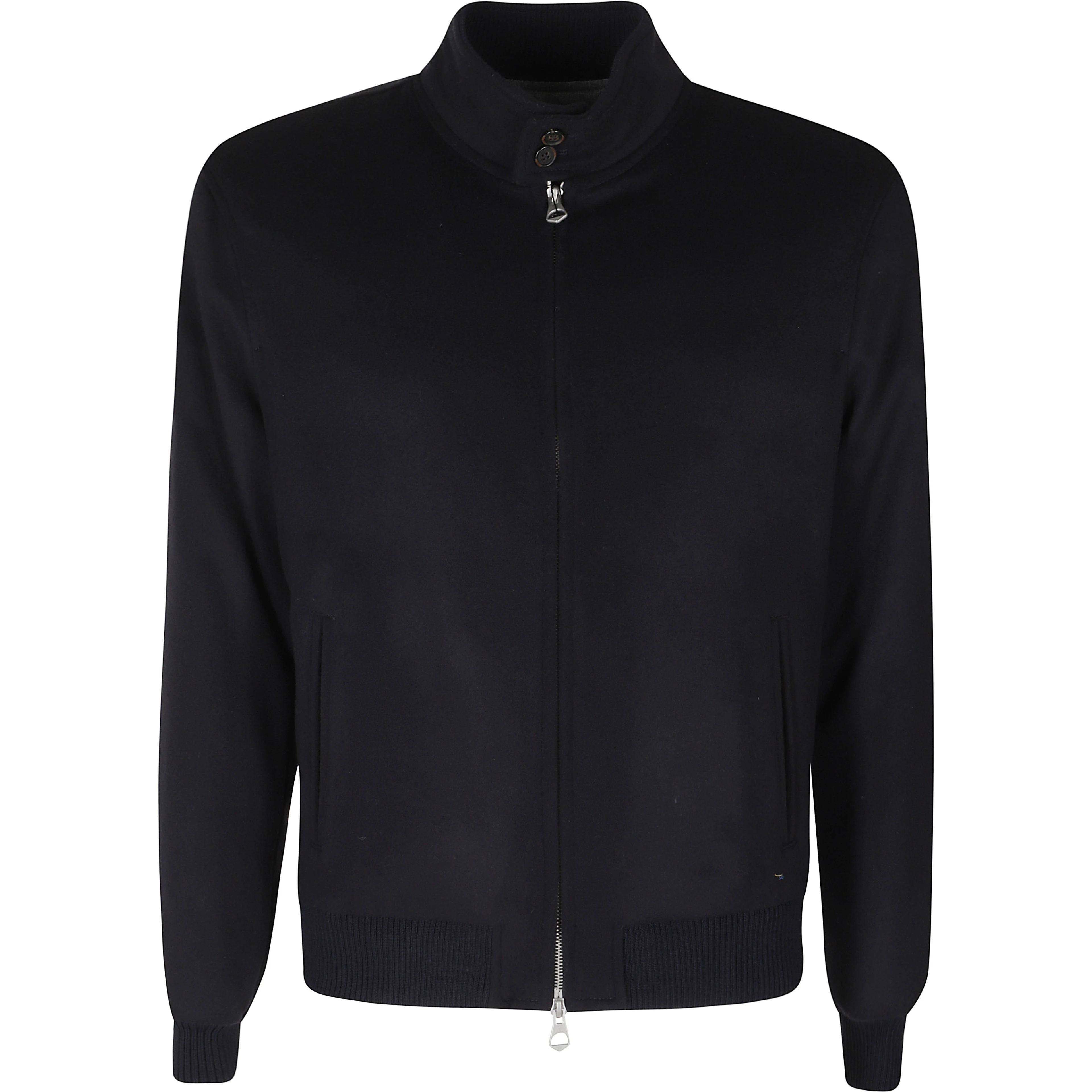 GIUBBOTTO ZIP BORDI MAGLIA LANA CASH