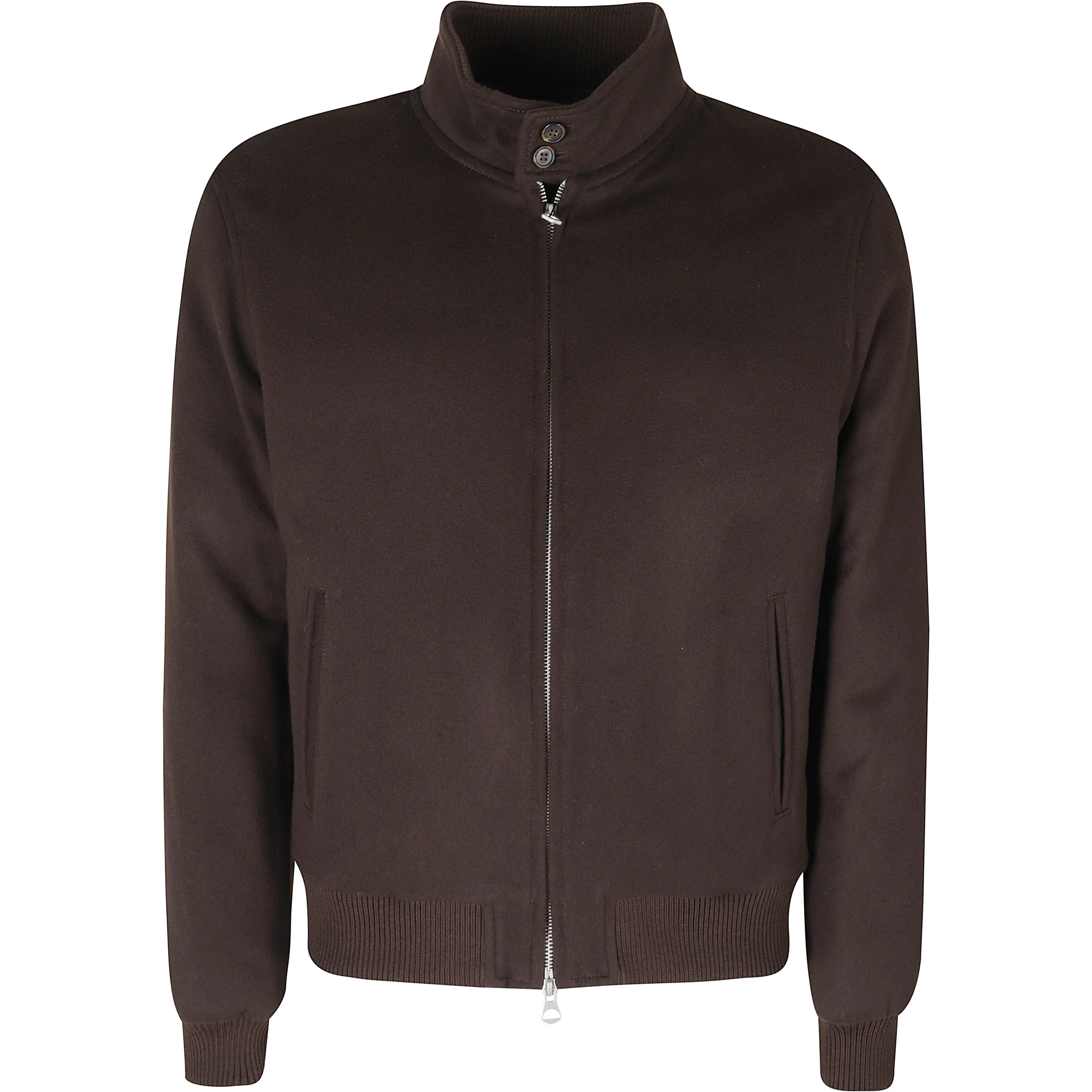 GIUBBOTTO ZIP BORDI MAGLIA LANA CASH