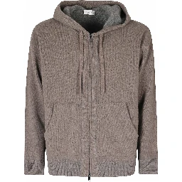 FELPA FULL ZIP LANA FELTED VANISE