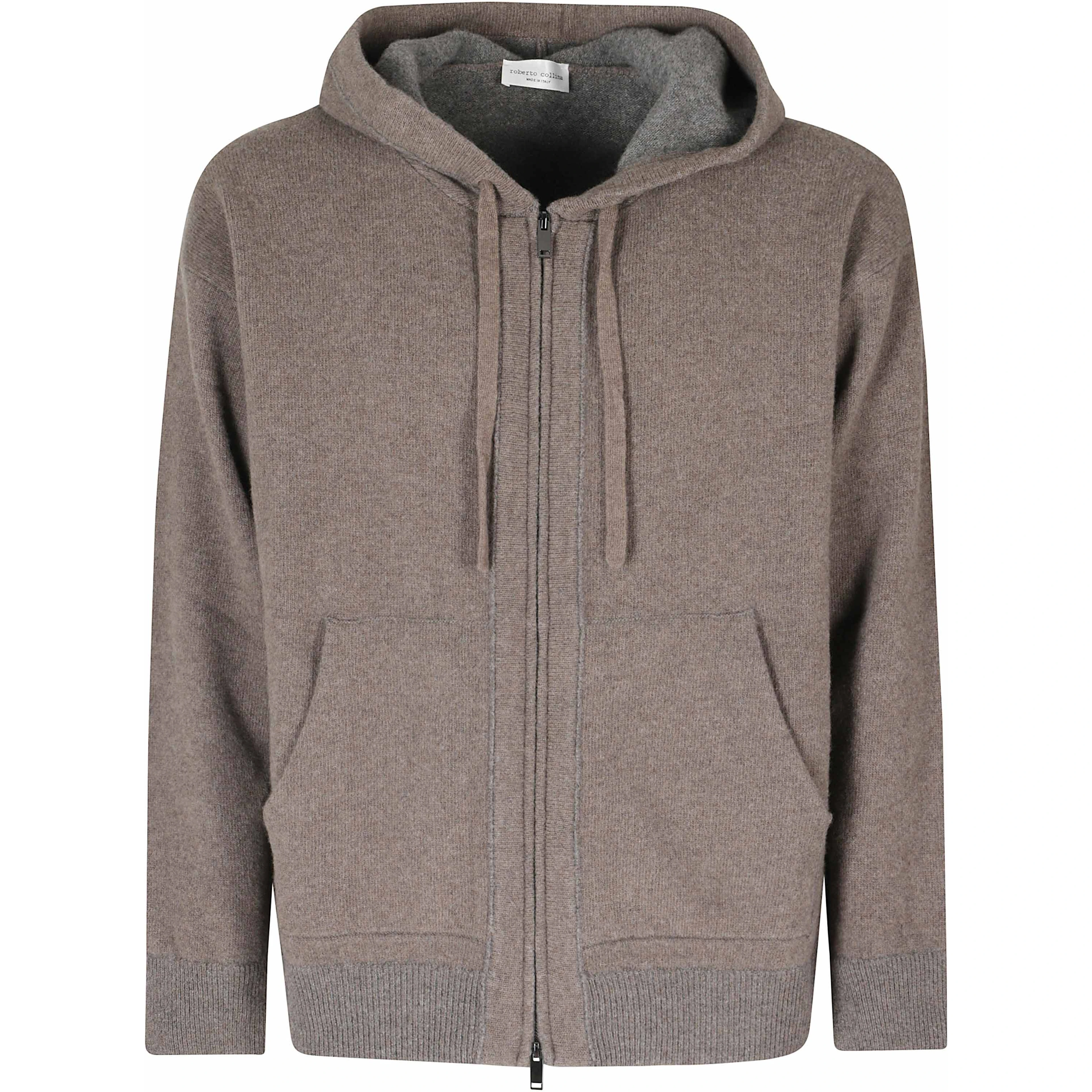 FELPA FULL ZIP LANA FELTED VANISE