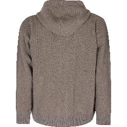FELPA FULL ZIP LANA FELTED VANISE