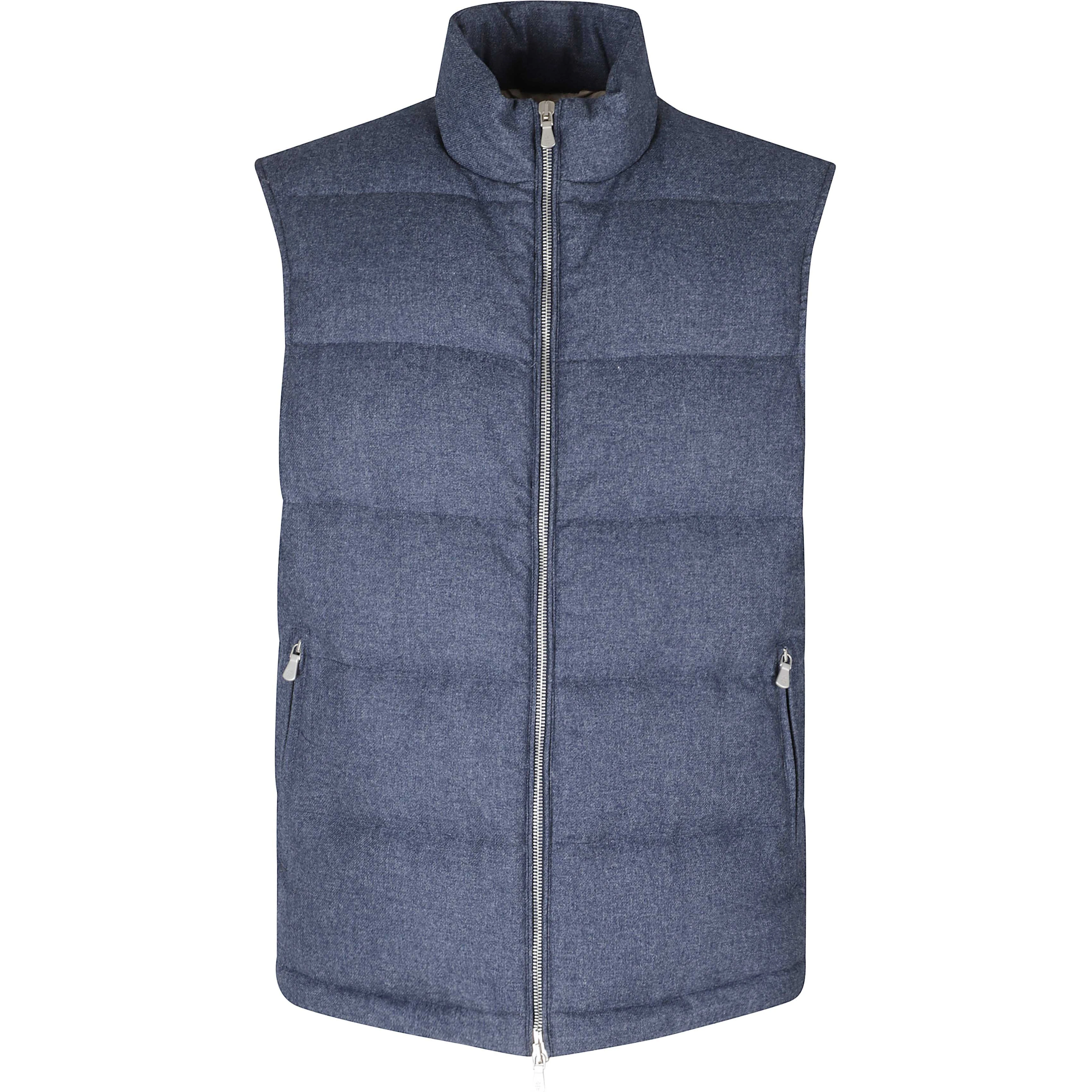 GILET FULL ZIP COLLO IN PIEDI