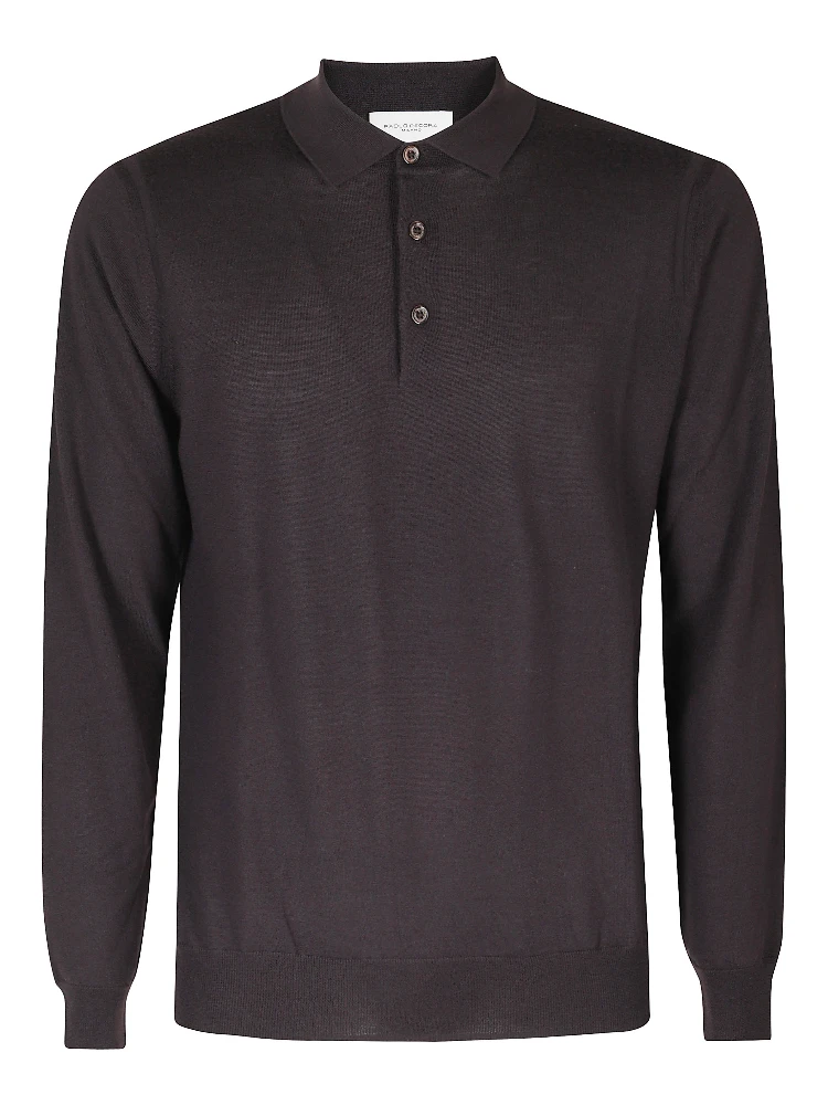 MAGLIA A POLO 3 BOTTONI MERINOS