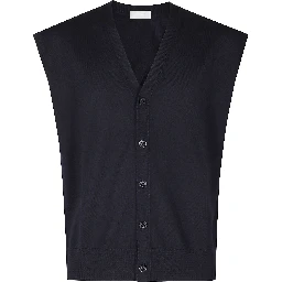 GILET IN MAGLIA MERINOS EXTRAFINE