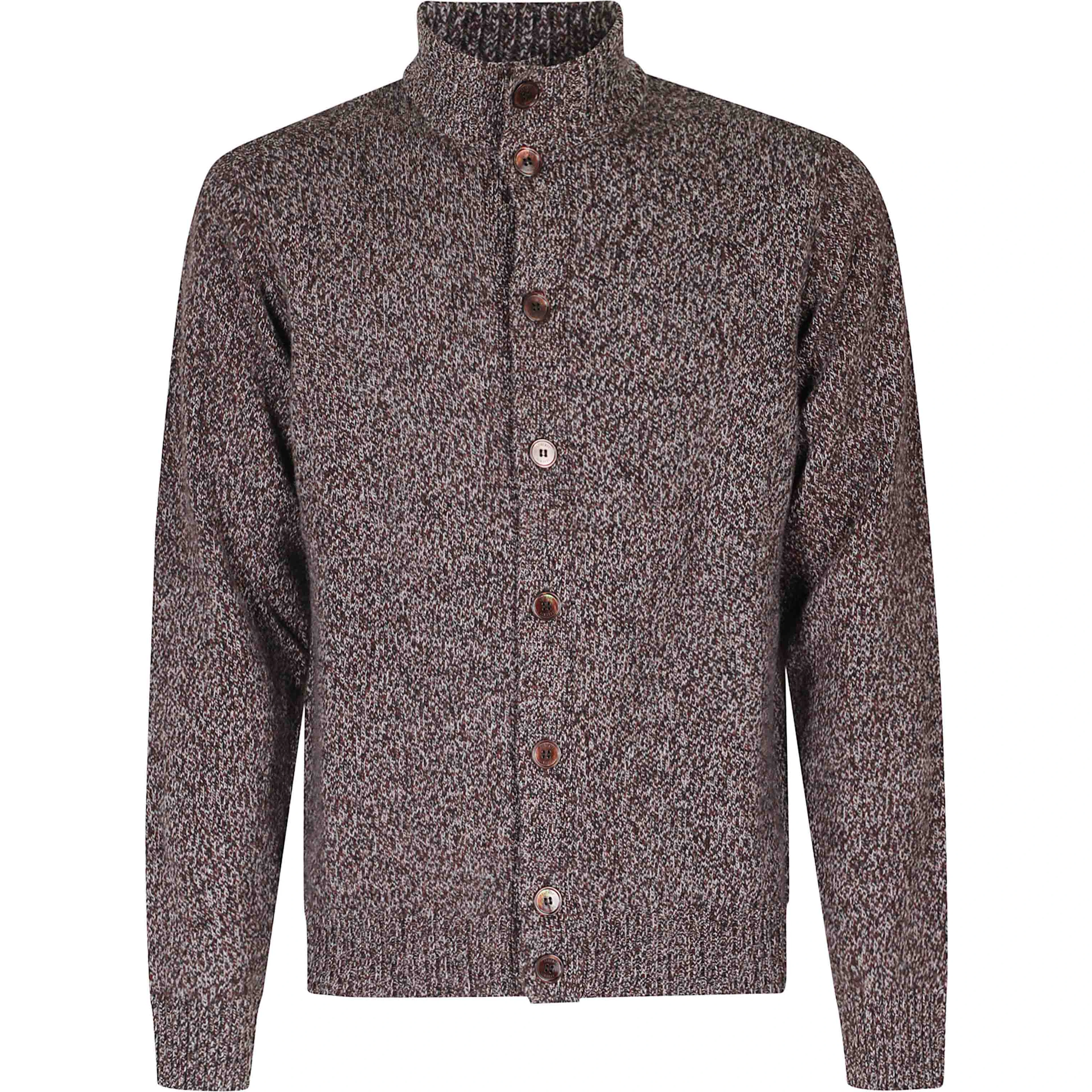 BLOUSON BOTTONI LANA MOULINEE