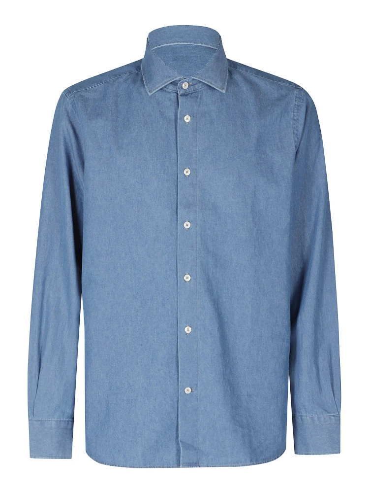 CAMICIA DENIM LEGGERO COTONE