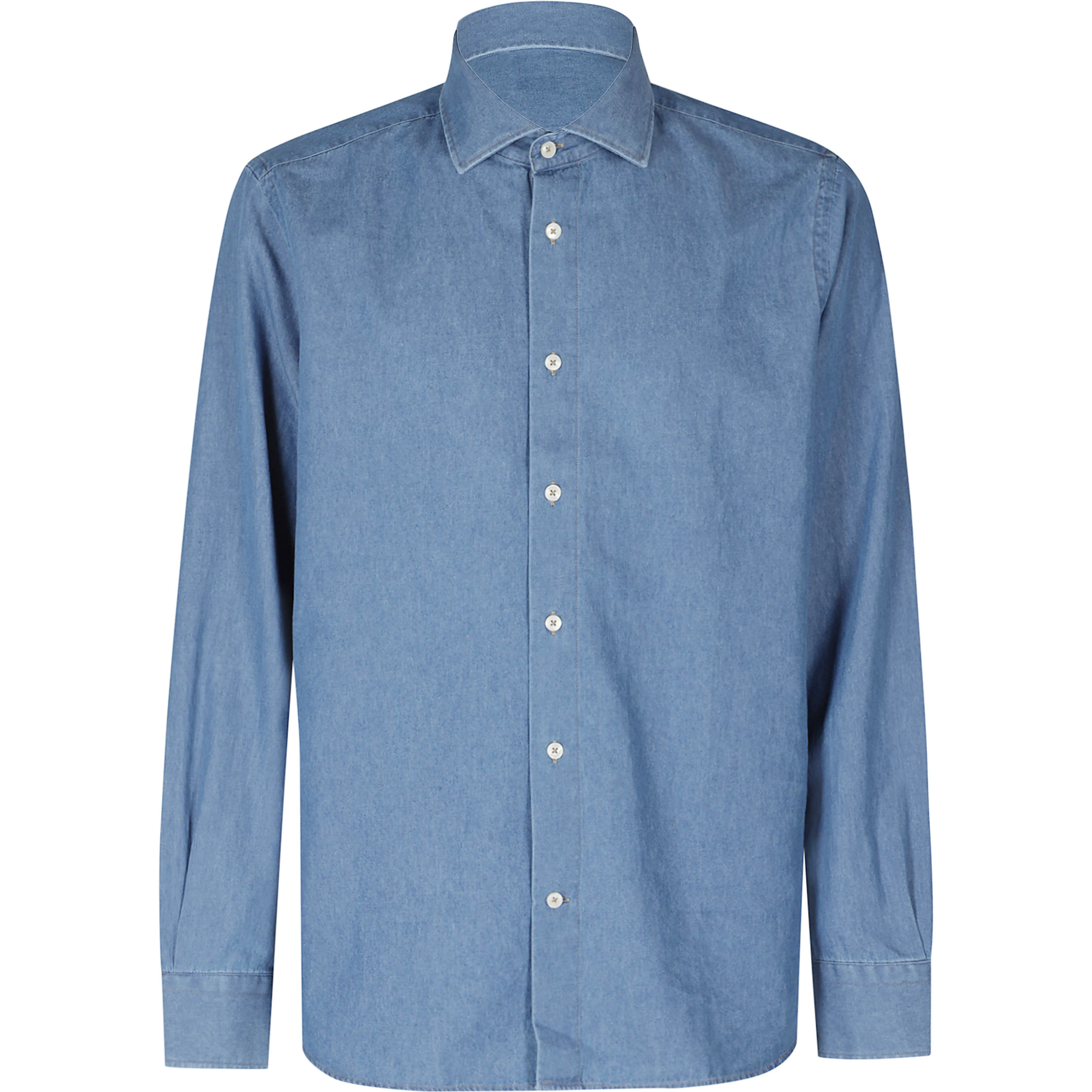 CAMICIA DENIM LEGGERO COTONE
