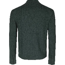MAGLIA CAMICIA MERINO PUNTO CHEVRON