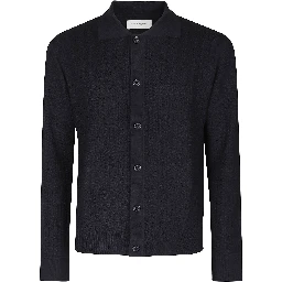 MAGLIA CAMICIA MERINO PUNTO CHEVRON