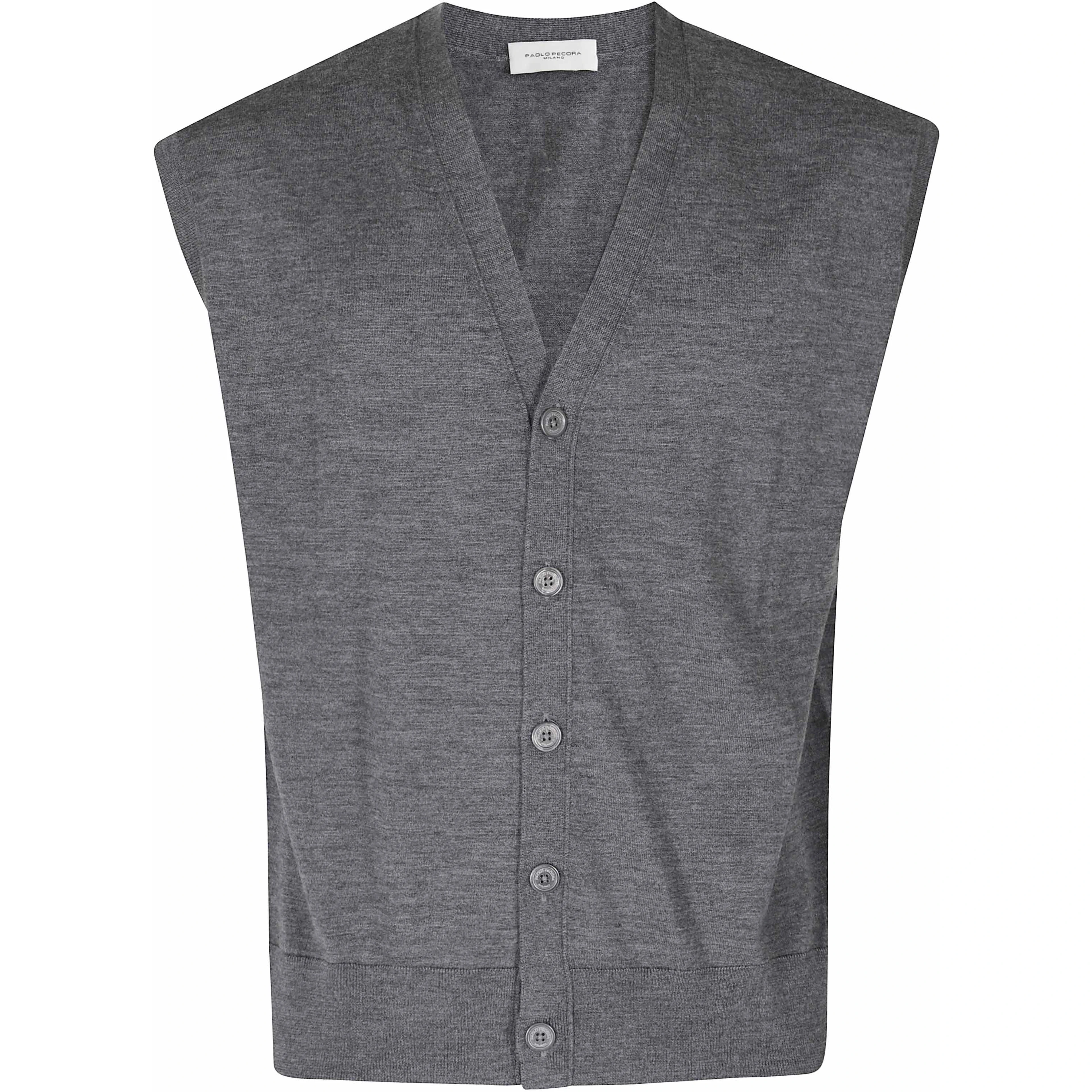 GILET IN MAGLIA MERINOS EXTRAFINE