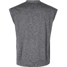 GILET IN MAGLIA MERINOS EXTRAFINE