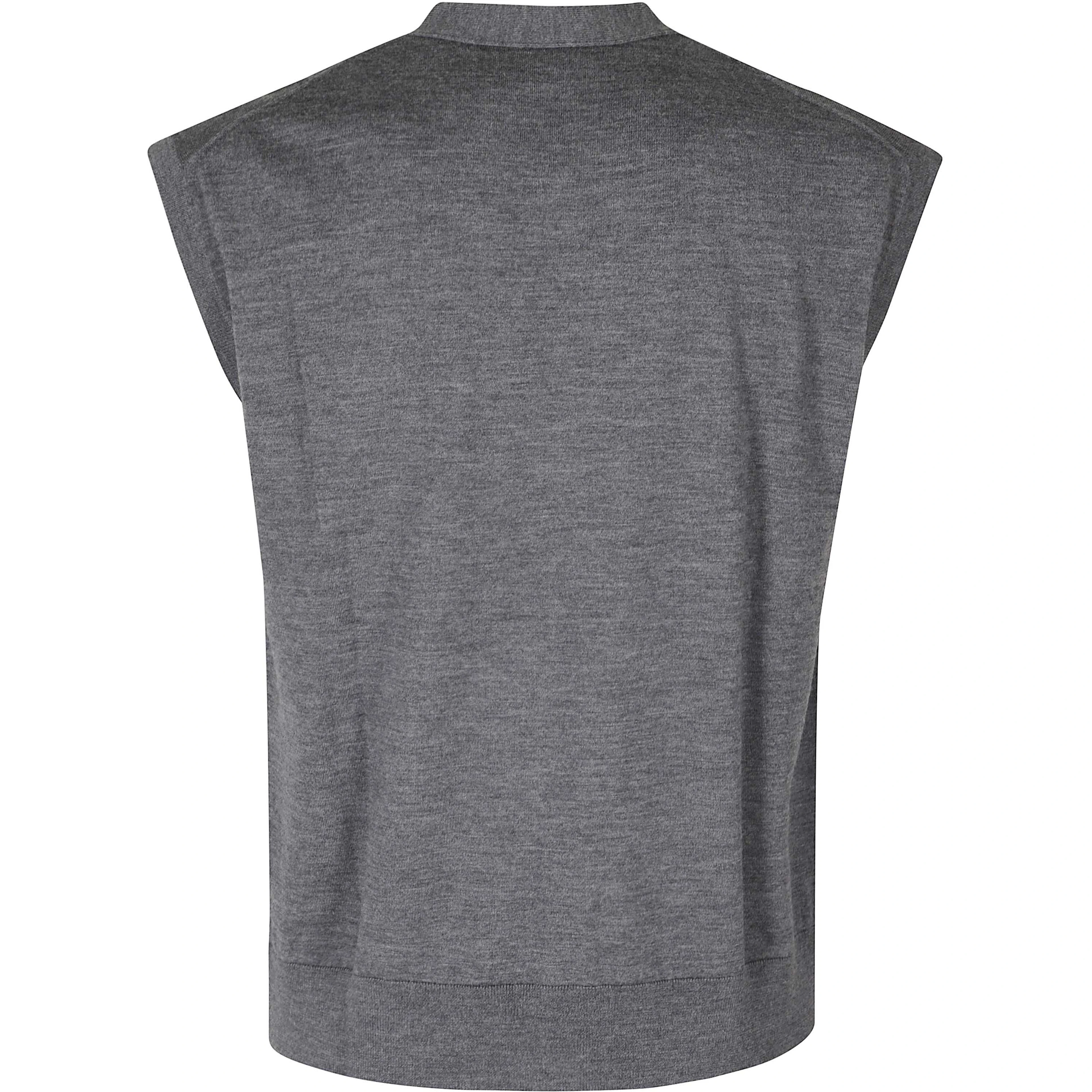 GILET IN MAGLIA MERINOS EXTRAFINE