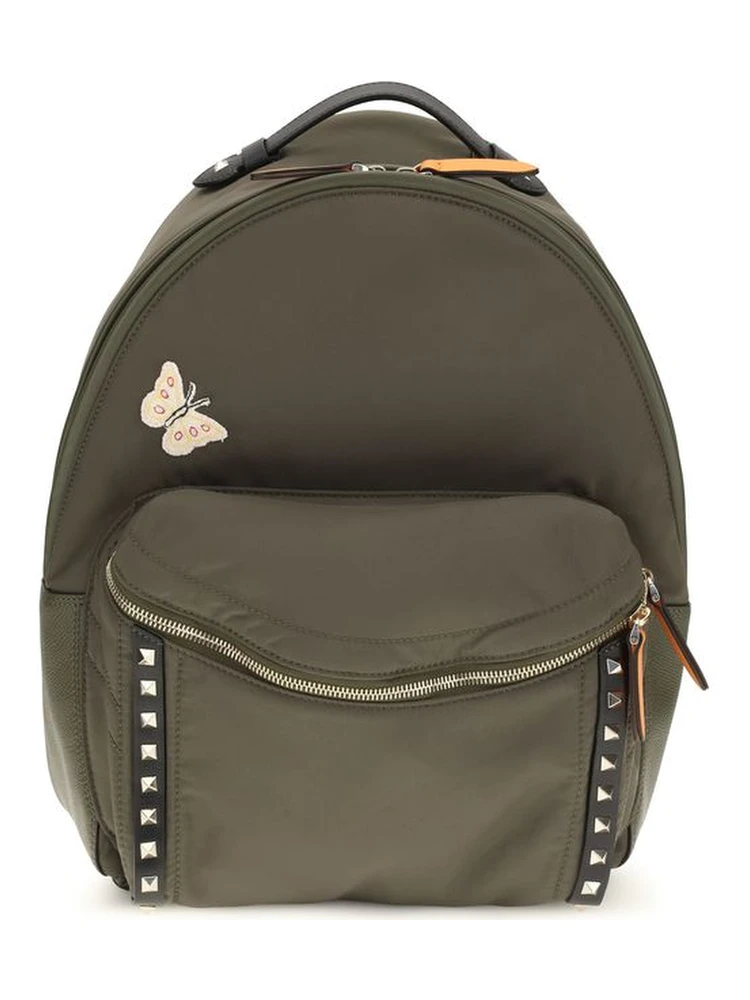 Bicolor Fabric Backpack