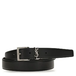Black Calf Leather Bos Taurus Regular Belt