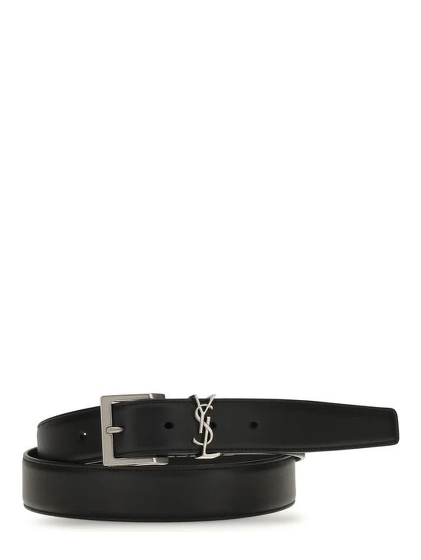 Black Calf Leather Bos Taurus Regular Belt