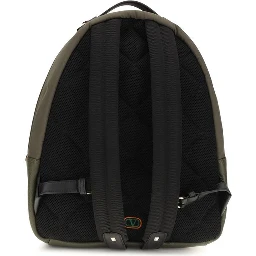 Bicolor Fabric Backpack