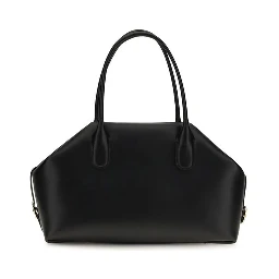 Black Vegan Leather Handbag
