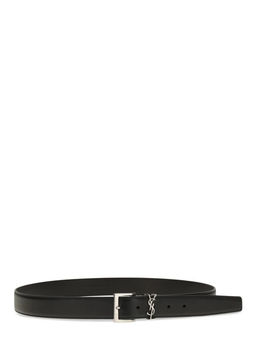 Black Calf Leather Bos Taurus Regular Belt