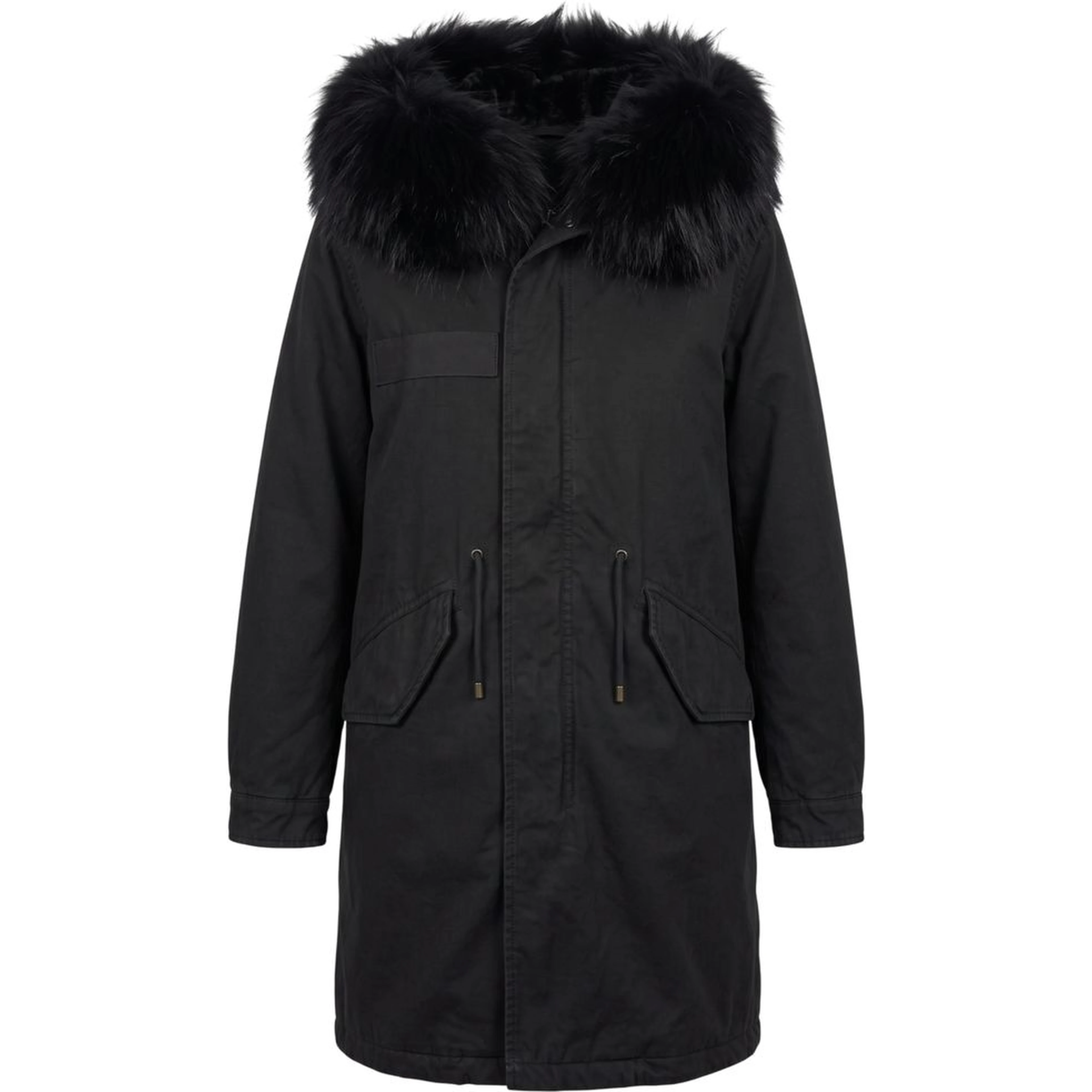 Black Cotton Women Jacket