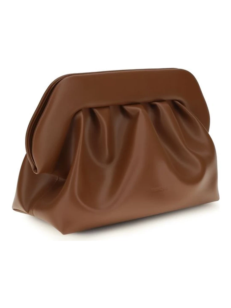 Brown Vegan Leather Clutch Bag alternative