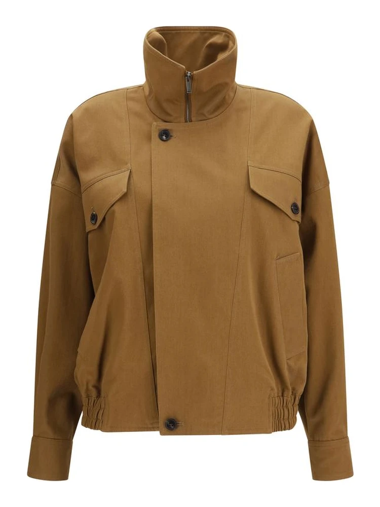 Brown Cotton Bomber