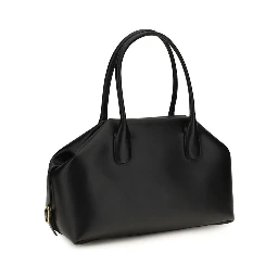 Black Vegan Leather Handbag